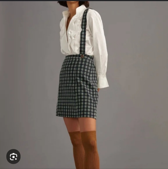 Maeve Pinafore Suspender Skirt Anthropologie - Picture 2 of 10